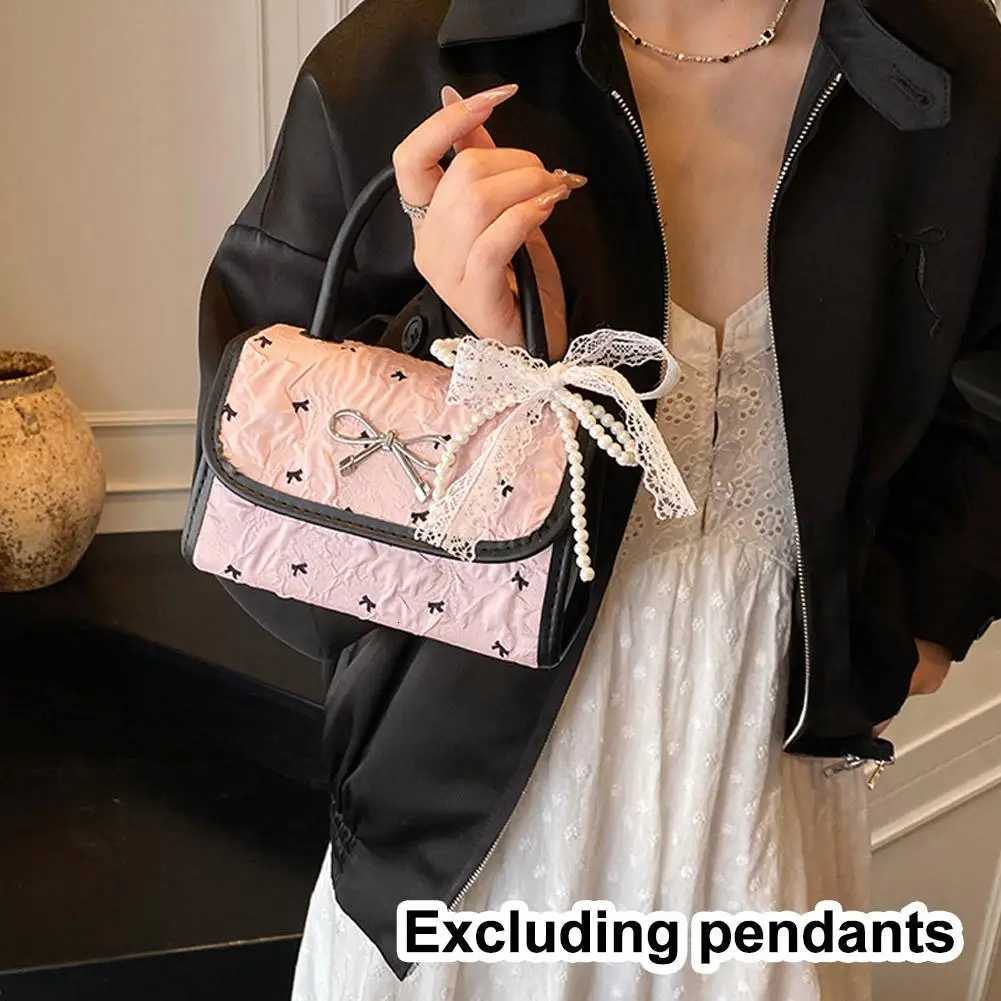 2025 New Fashion Butterfly Knot Handbag Womens French Style Underarm Versatile Single Shoulder Crossbody Bag Z250812