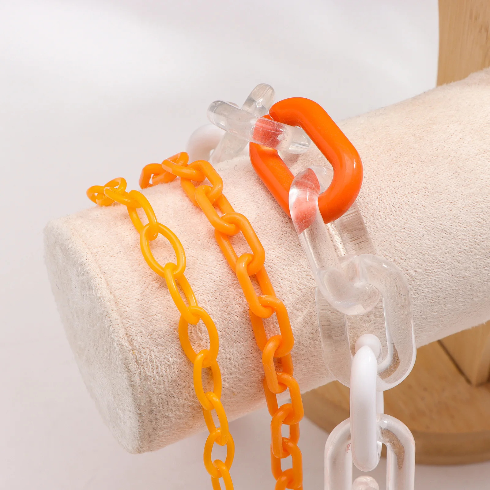 Punk Waist Chain Belt Orange Trousers Chain for Women Jeans Belt Chain for Pants Cool Resin Rock Chain Hiphop Summer Jewelry 250811