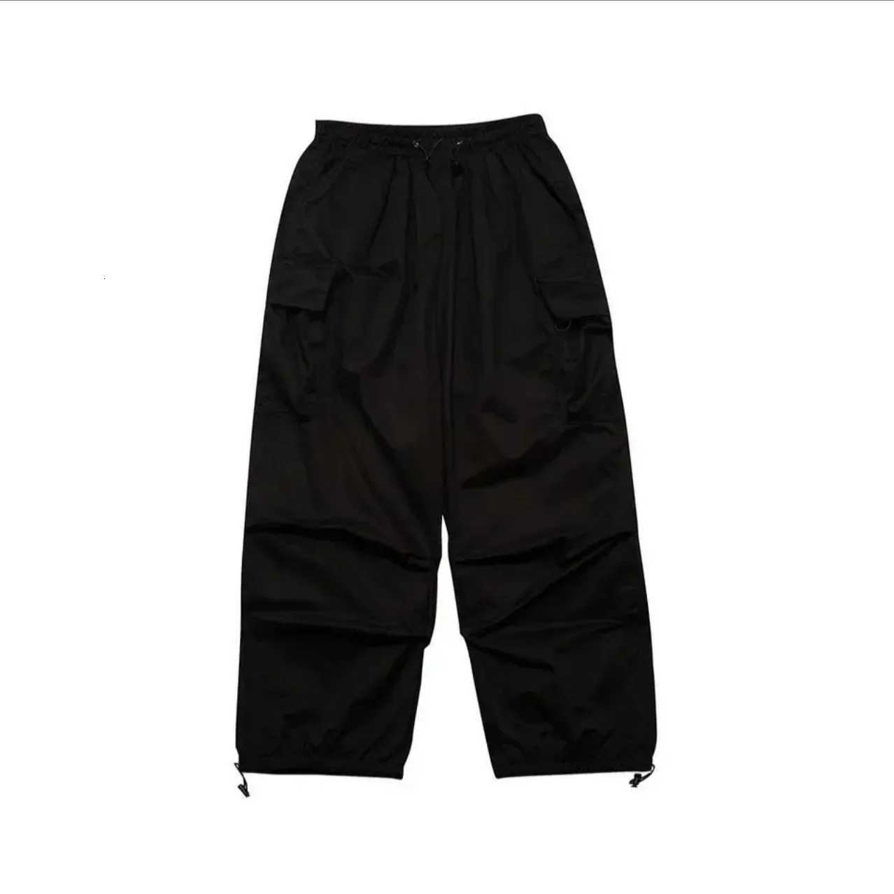 American Style High Street Design Sensibility Loose-Fit Casual Pants For Men Mid-Calf Length Wide Leg Pants W250812