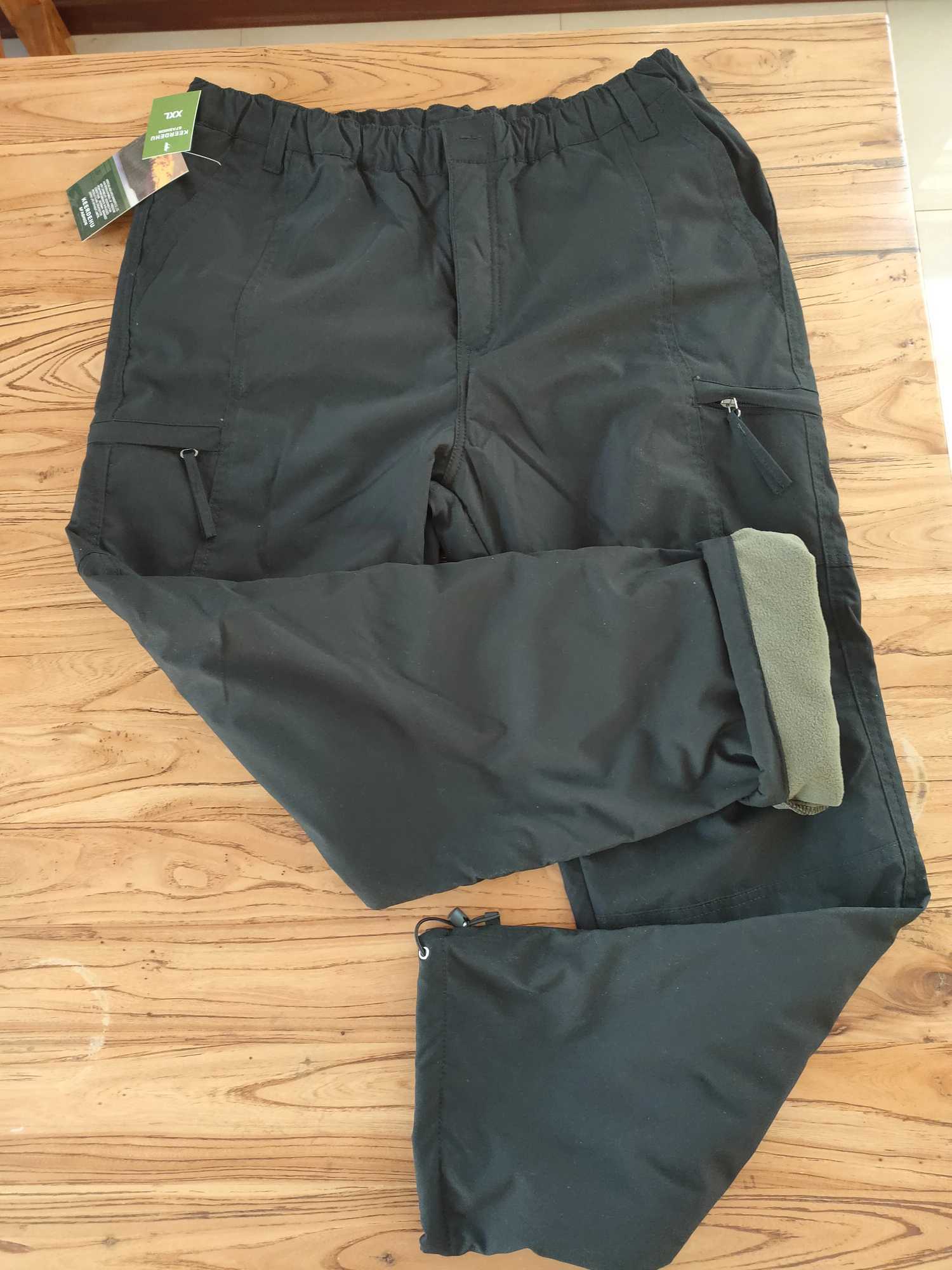 Men Women Multi-Pocket Tooling Pants Fleece Inside Waterproof Windproof Overalls 6 Pocket Trousers X250812