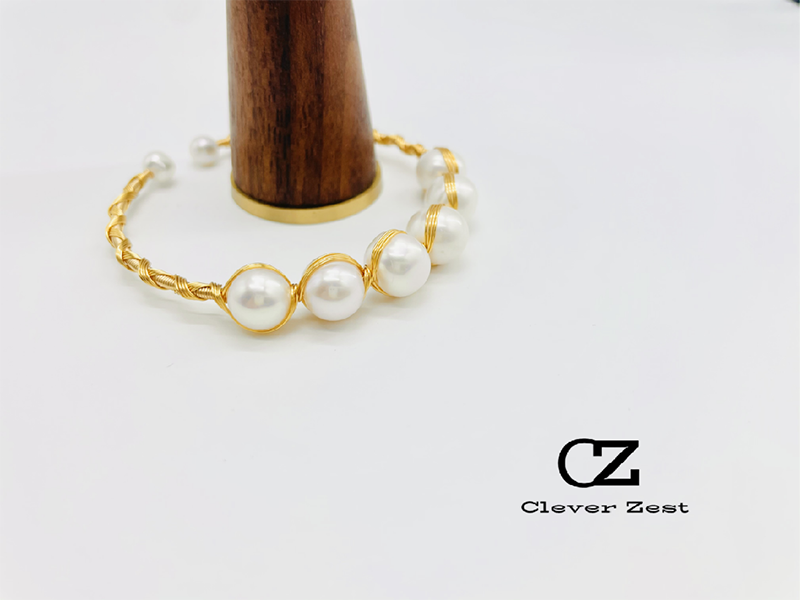 Freshwater Baroque Pearl Earrings Pearl Stud Earrings Gold-Plated Copper Birthday Gift Wedding Gift Classic Stud Earrings Trendy Earrings Vintage