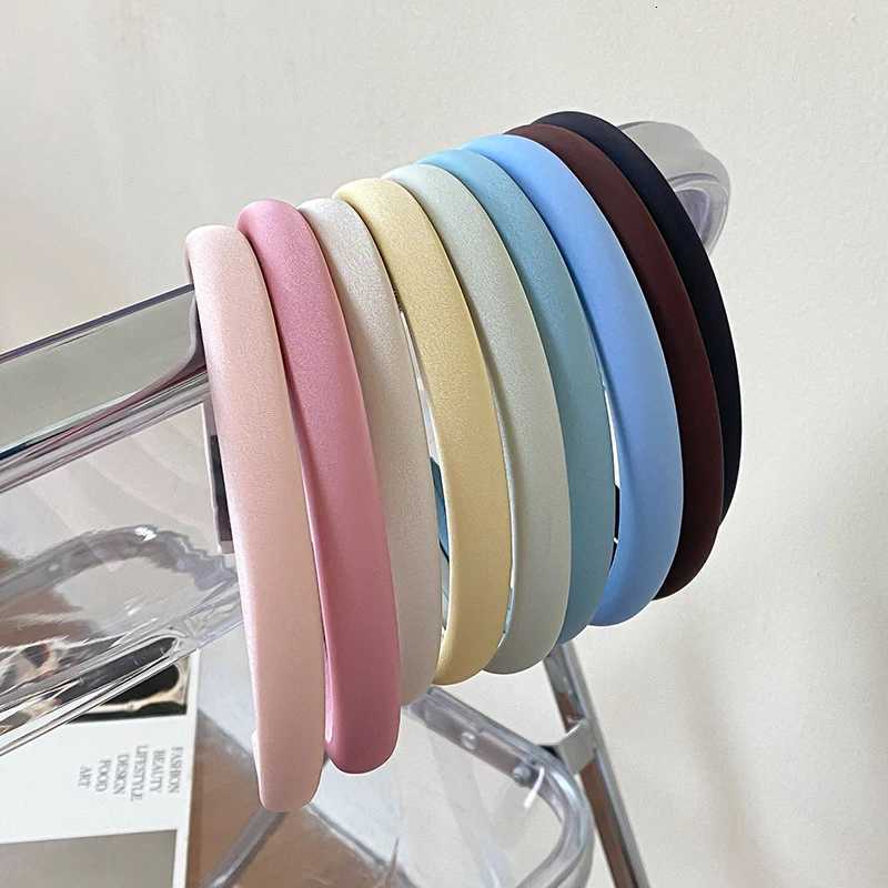 100% Solid Fabric Fine Hair Band Wen Korean Simple Band Fresh All-match Outdoor Hoop Hairband Girls Hair Accessories X250812
