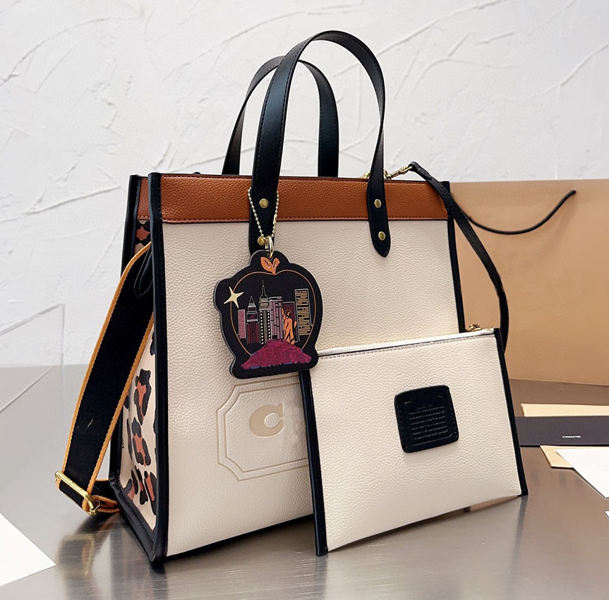 Bags Bag Shoulder Commuting Tote Designer COA Genuine Leather FIELD Shopping Bag Crossbody Composite Purses Travel 1B D55