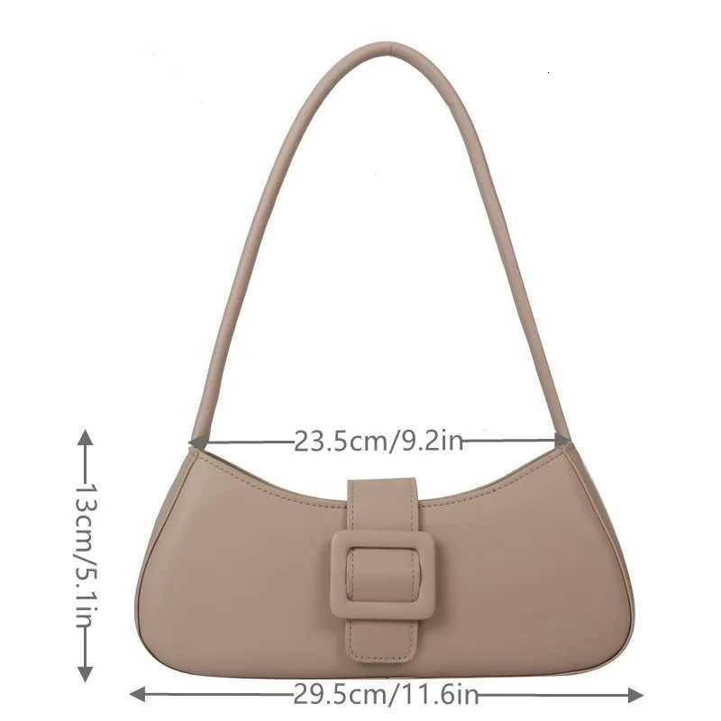 Fashion Solid Womens Shoulder Bag Artificial Leather Square Underarm Bags Ladies Handbags for Daily Use Z250812