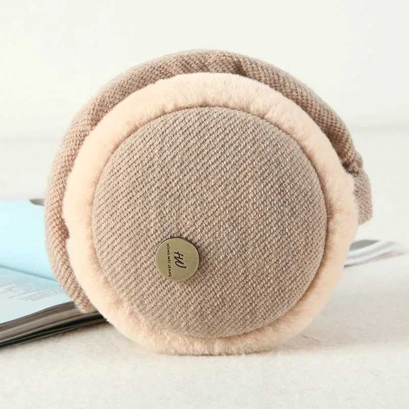 Winter Warm Plush Ear Muff Soft Headphone Style Ear-cap Foldable Earflap for Ladies Outdoor Skiing Anti-Windshield Ear Warmer XJ250812