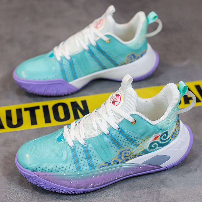 Basketball CJ2 High-Quality Night Free shipping Glow Sports for Men and Women Students Outdoor Competition Training Shoes with Friction Sound