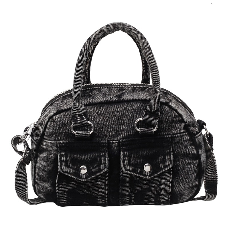 2025 new denim fashion large capacity outdoor commuting handbag designer crossbody bag