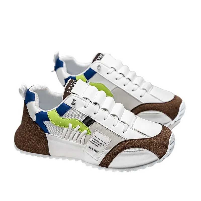 New Large Size 47 48 Mens Sports Shoes Comfortable Breathable Lace-up Casual Shoes Round Toe Sole Shoes Sneakers for Men Tennis Z250812