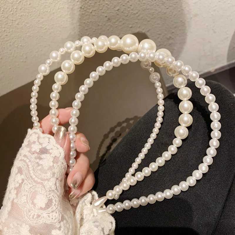 3Pcs Set Pearl Hair Hoop Wen Fashion Simple Hair Bands Hair Accessories for Girls Simple Temperament Bands Wear Gift X250812