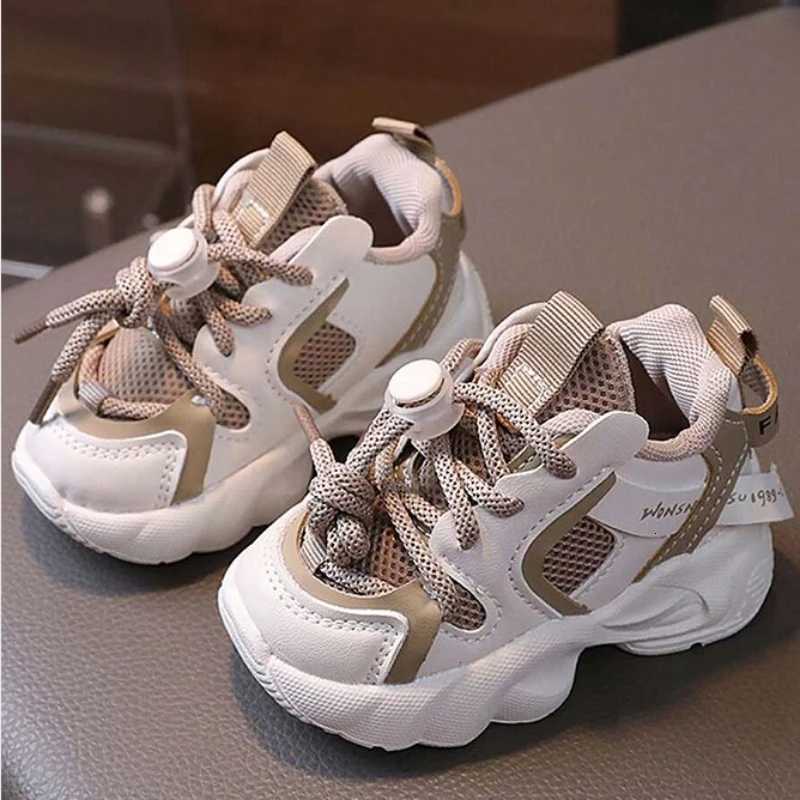 Autumn Mesh Breathable Kid Sport Shoes Lightweight Comfortable Casual Boys Girls Non-Slip Fit for 2-7 Years Old XJ250812