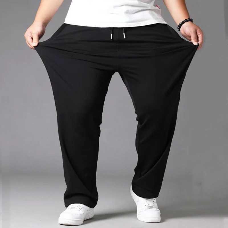 0XL Mens Trousers Loose Men Tracksuit Pants Mens Casual Oversize Elastic Waist Sweatpants Mens Clothing Sports Clothes Joggers W250812