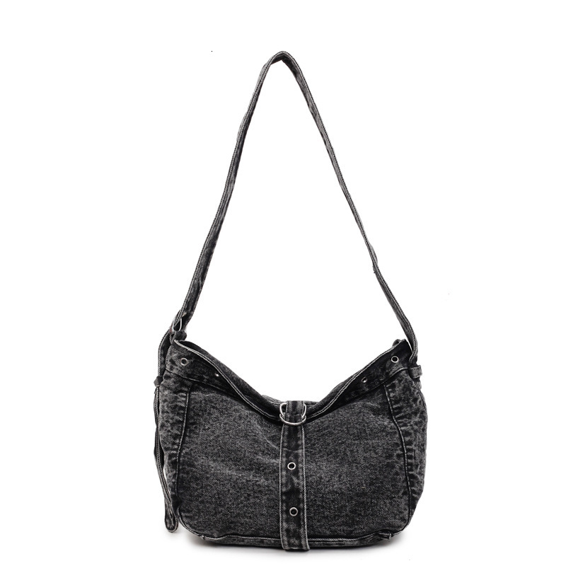 Denim New Fashion Versatile High-End Crossbody Large Capacity Commuter Tote Bag