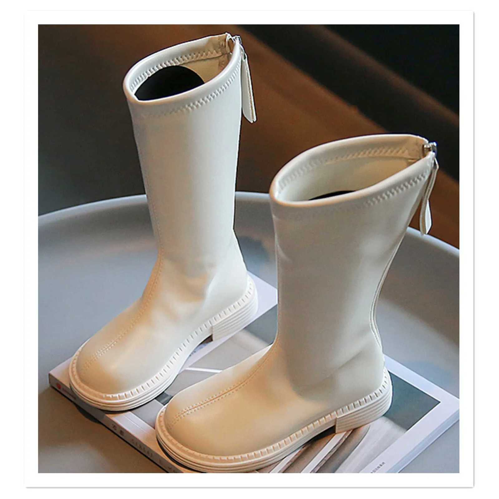2025 Autumn/Winter New Korean Fashion Girls Long Tube Boots Knight Boots Plush Princess Boots Warm Two Cotton High Tube Boots XJ250812