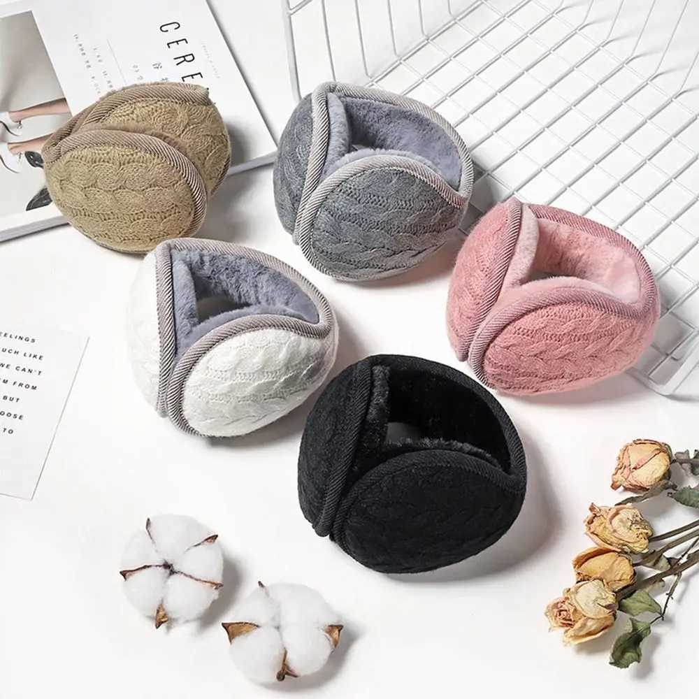 For Men Women Winter Ear Muffs Soft Fleece Plush Earmuffs Behind Band Head Ear Warmers Ear Cover Cozy Plush Outdoor Ear Muffs XJ250812