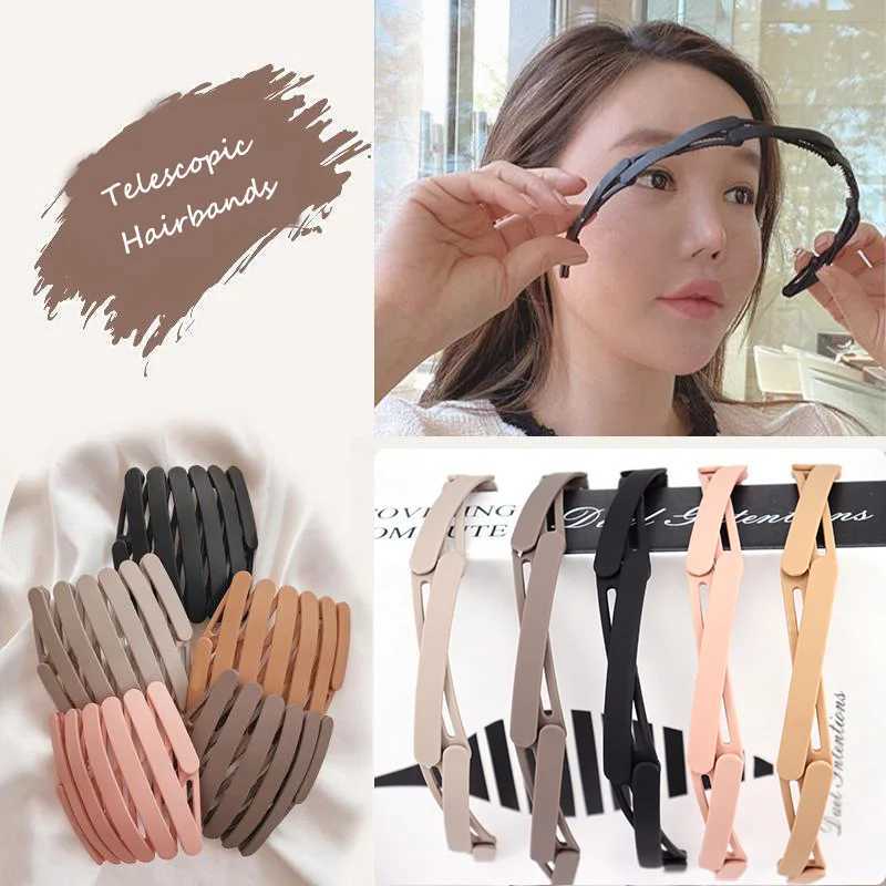 Portable Telescopic Bands Wen Korean Folding Haircard with Toothed Anti-Skid Face Wash Band Hair Accessories X250812