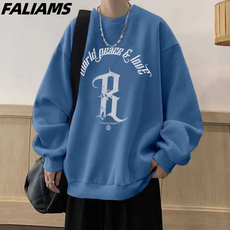 American Retro Hoodie Mens Ins New Trendy Loose Casual Jacket Fashionable and Versatile Y250811