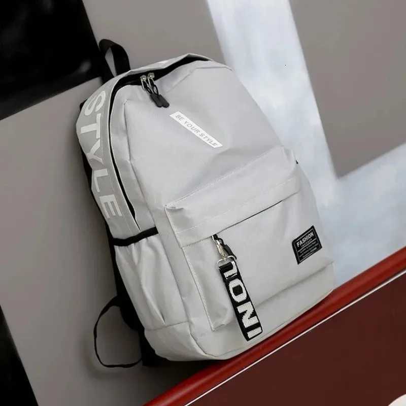 Fashion trend backpack for men and women high school student bag large capacity Korean version of the. W250812