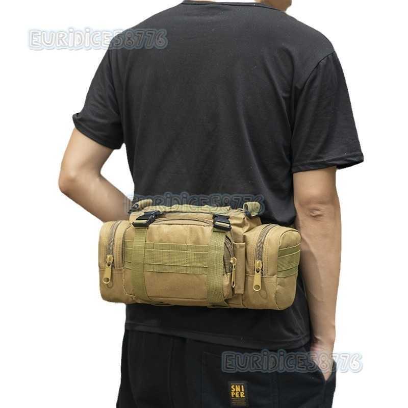 Multifunctional Sports Outdoor Hanging Fishing Waterproof Running Bag Waist Bag Camera Photography Tactics Bag 3p Magic Waist Bag H250811