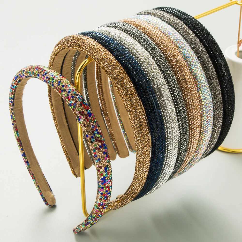 Rhinestone Small Padded Sponge Hairband Adt Hair Accessories Hair Jewelry X250812