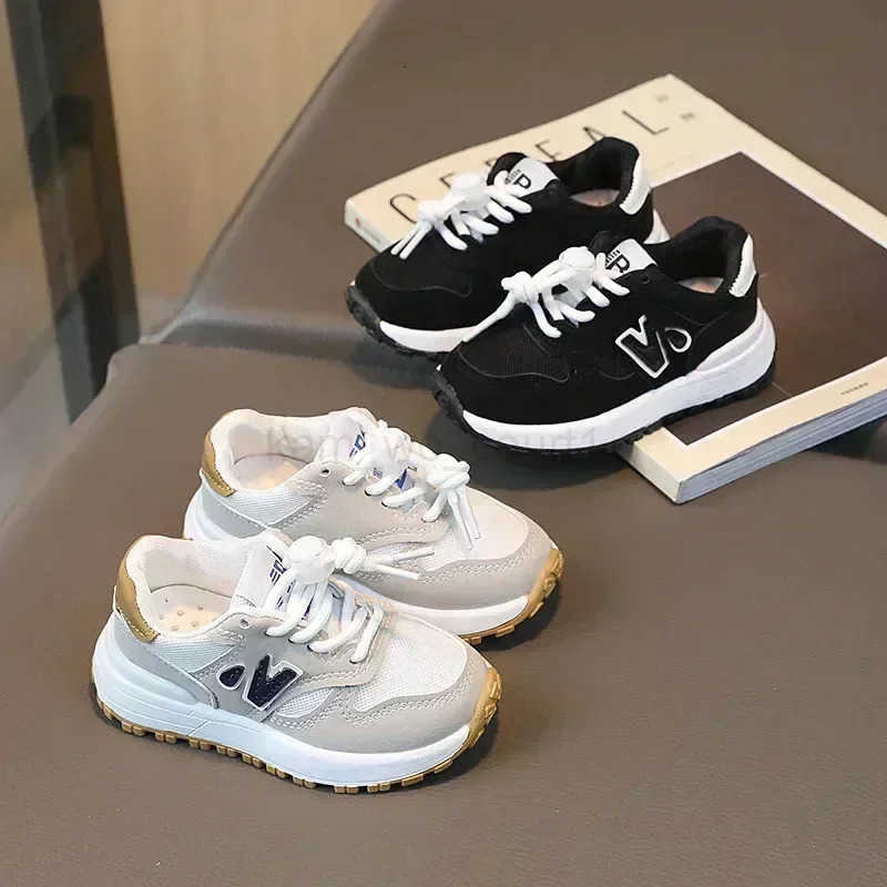 4-6 Years Old Boys and Girls Sneakers Spring and Autumn Childrens Sport Shoes Baby Kids Soft Bottom Outdoor Shoes Breathable Walking Shoes M250812