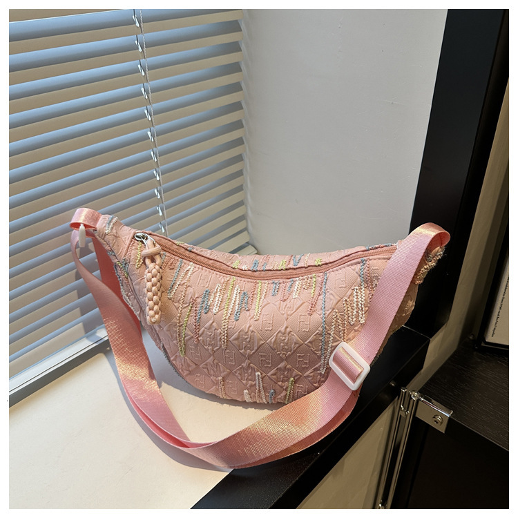 Forest Style Fresh Casual Trendy Personality Summer New Lightweight Pleated Single Shoulder Crossbody Dumpling Bag for Women ddmymarket