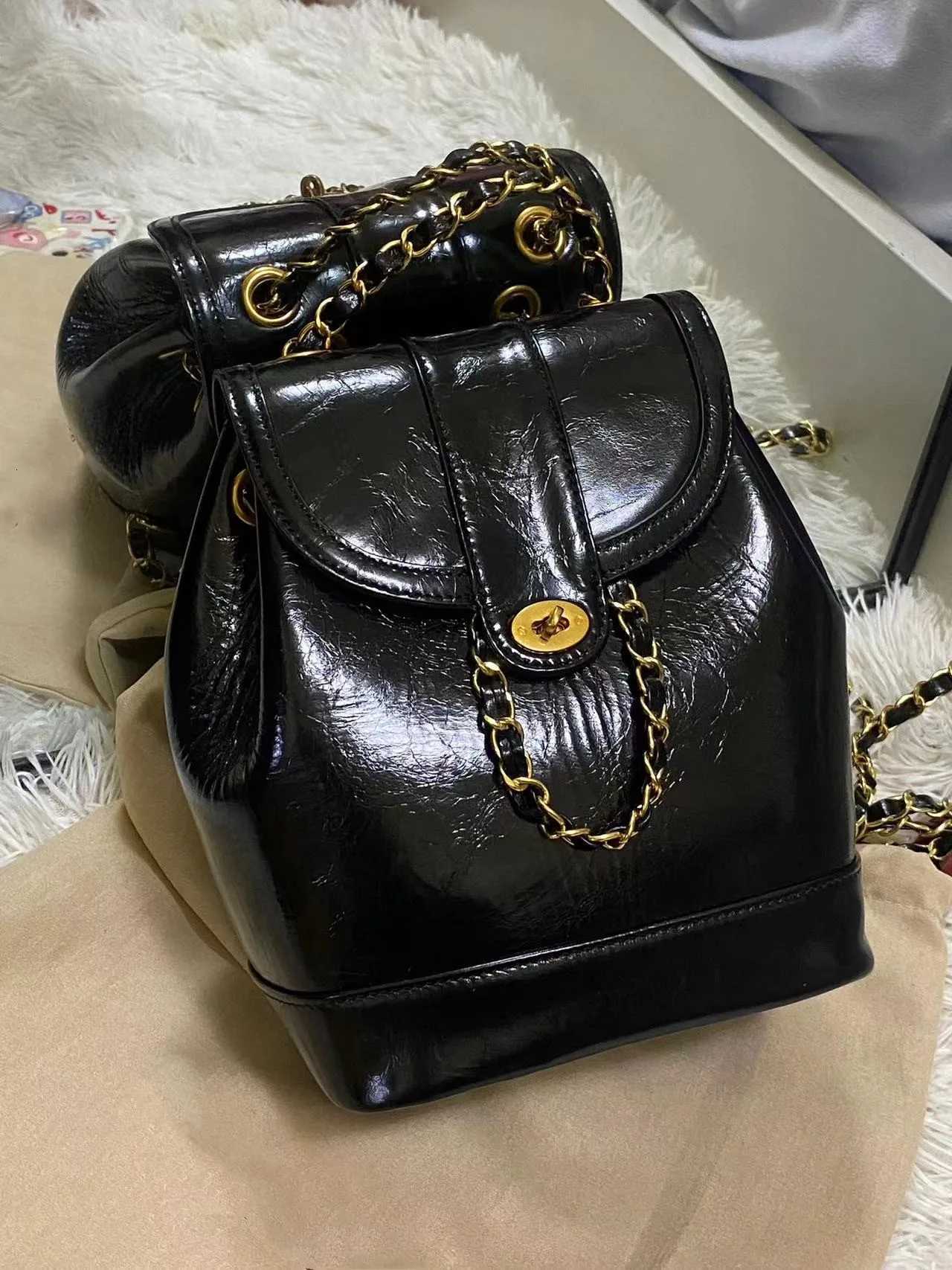 2024 Fashionable Korea Stylish Minimalist Chain Flap Backpack For Gilrs Y250811