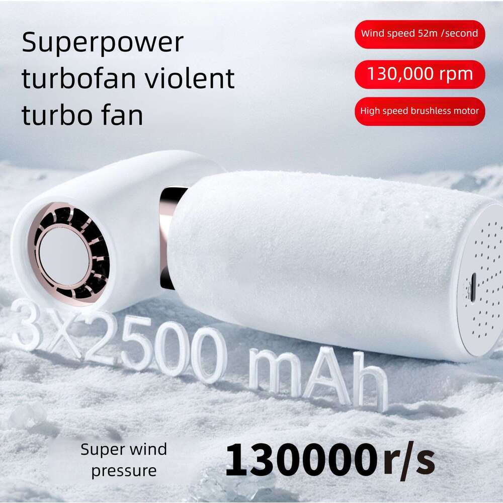 High-Speed Electric Turbine Portable Fan - Rapid Airflow for Outdoors
