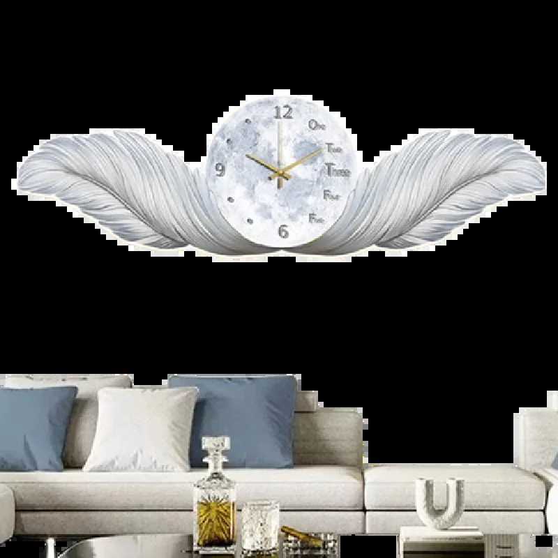 Aesthetic Modern Wall Clocks Digital Wood Vintage Kitchen Interior Aesthetic Wall Watch n Reloj De Pared Home Decor S25812