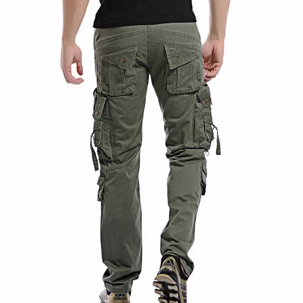 2024 Fashion Military Cargo Pants Mens Trousers Overalls Casual Baggy Army Cargo Pants Men Plus Size Multi-pocket Tactical Pants X250812