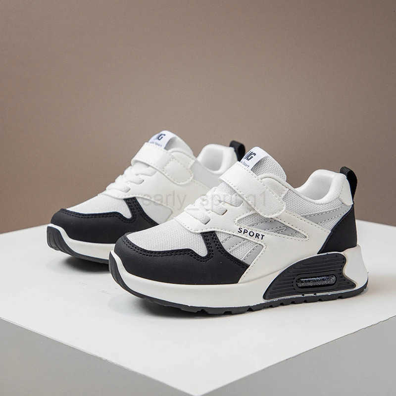 Kids Spring/autumn Fashionable Breathable Thick Sole Lightweight Sports Sneakers Baby Soft/Simple School Students Running Shoes T250812