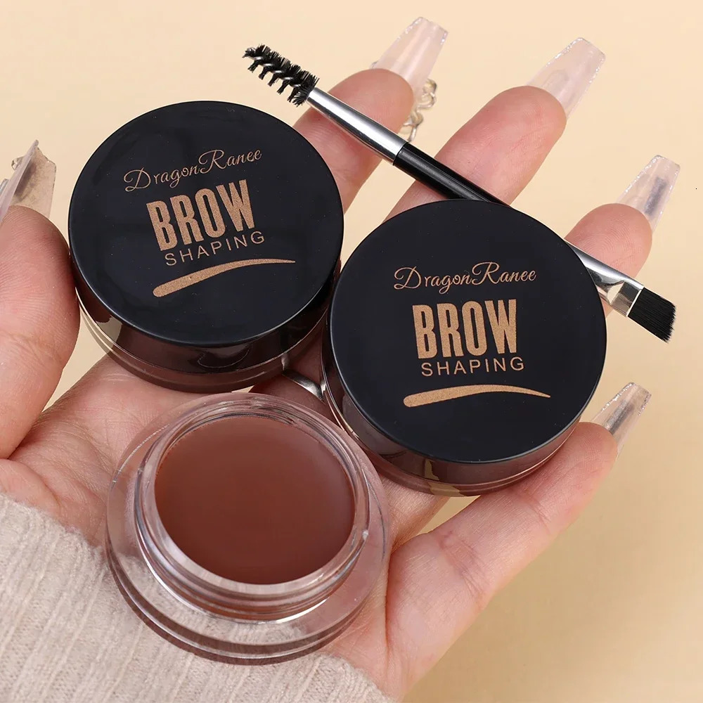 Matte Brown Black Wild Eyebrow Cream 3D Natural Tint Eyebrow Enhancers Gel Wax Waterproof Lasting Eye Makeup Cosmetic Tools 250809