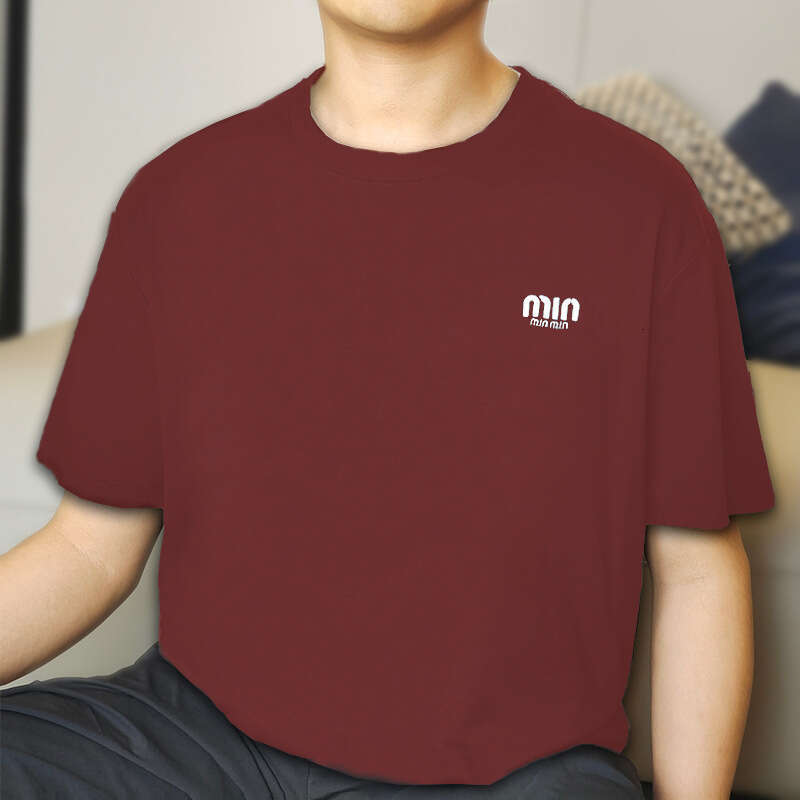 Quick-Dry Top Fashion Brand Light Luxury Men's Half Short Sleeve Summer Embroidered T-Shirt for Men