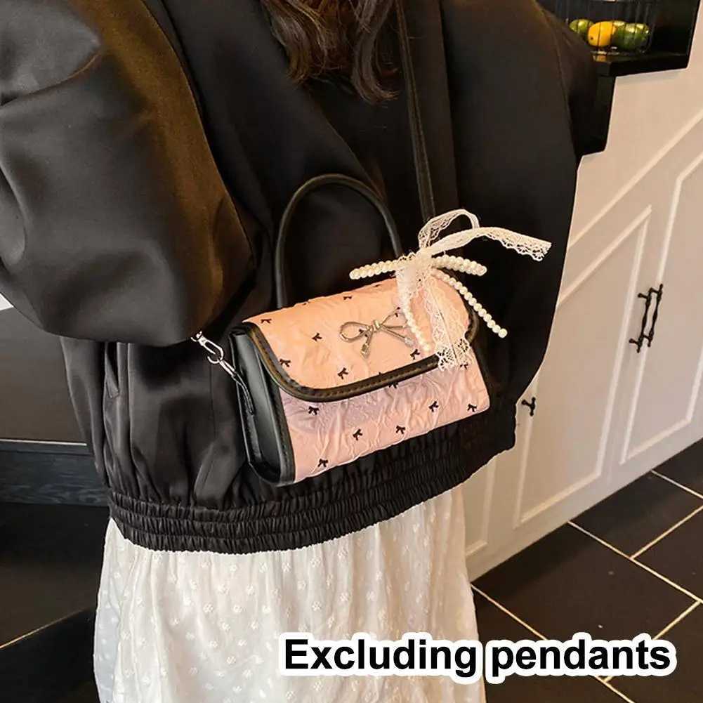 2025 New Fashion Butterfly Knot Handbag Womens French Style Underarm Versatile Single Shoulder Crossbody Bag Z250812