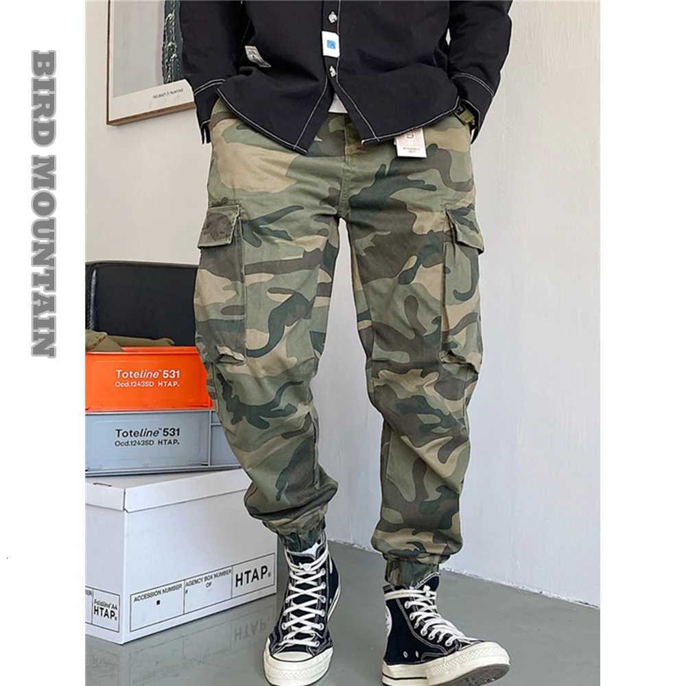 Spring Autumn Streetwear American Casual High Quality Camouflage Cargo Pants Men Clothing Harajuku Tactical Jogging Trousers X250812
