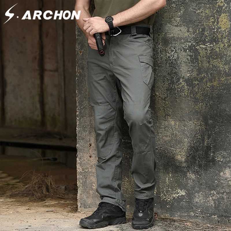 .Arcon SWAT Combat Military Tactical Pants Men Large Multi Pocket Army Cargo Pants Casual Cotton Security Bodyguard Trouser X250812