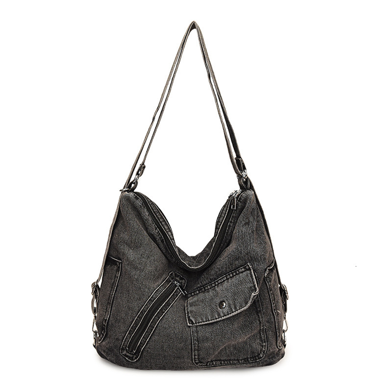 Denim for Women New Fashion High-End Crossbody Versatile Commuter Handbag Tote Bag