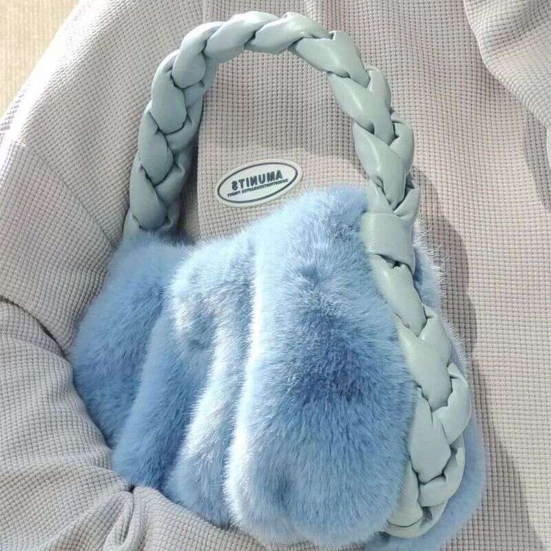 Autumn Winter New Fury Small Fragrant Women's Bag Leisure and Western Versatile Style Handbag Trend One