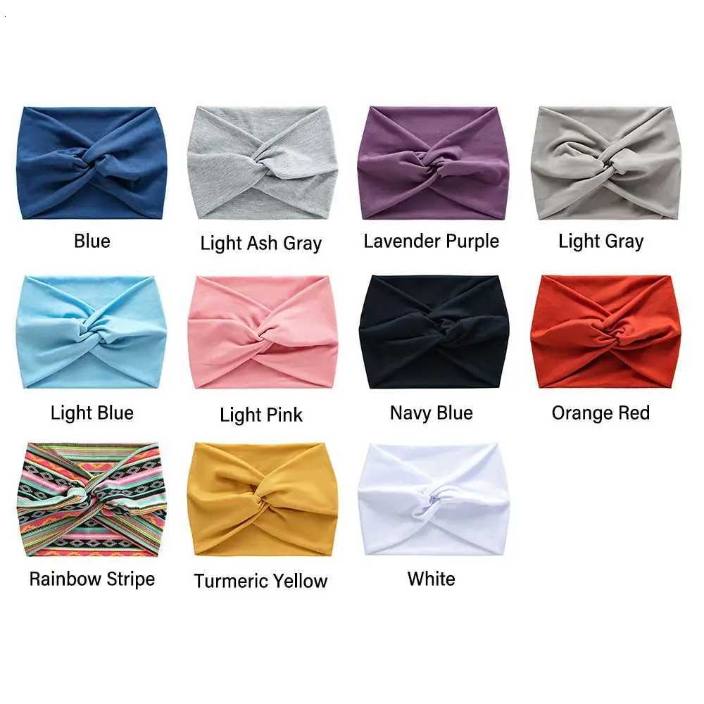 Hair Accessories Twisted Extra Large Thick Wide Bands Turban Workout Band Wraps for Women X250812