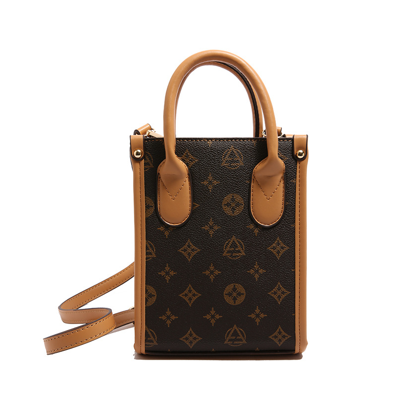 Senior Sense Small Bag Female New Style Of Color Contrast All Kinds Of Presbyter Mobile Phone Bag Vertical Style Shoulder Sling Female Bag 2026