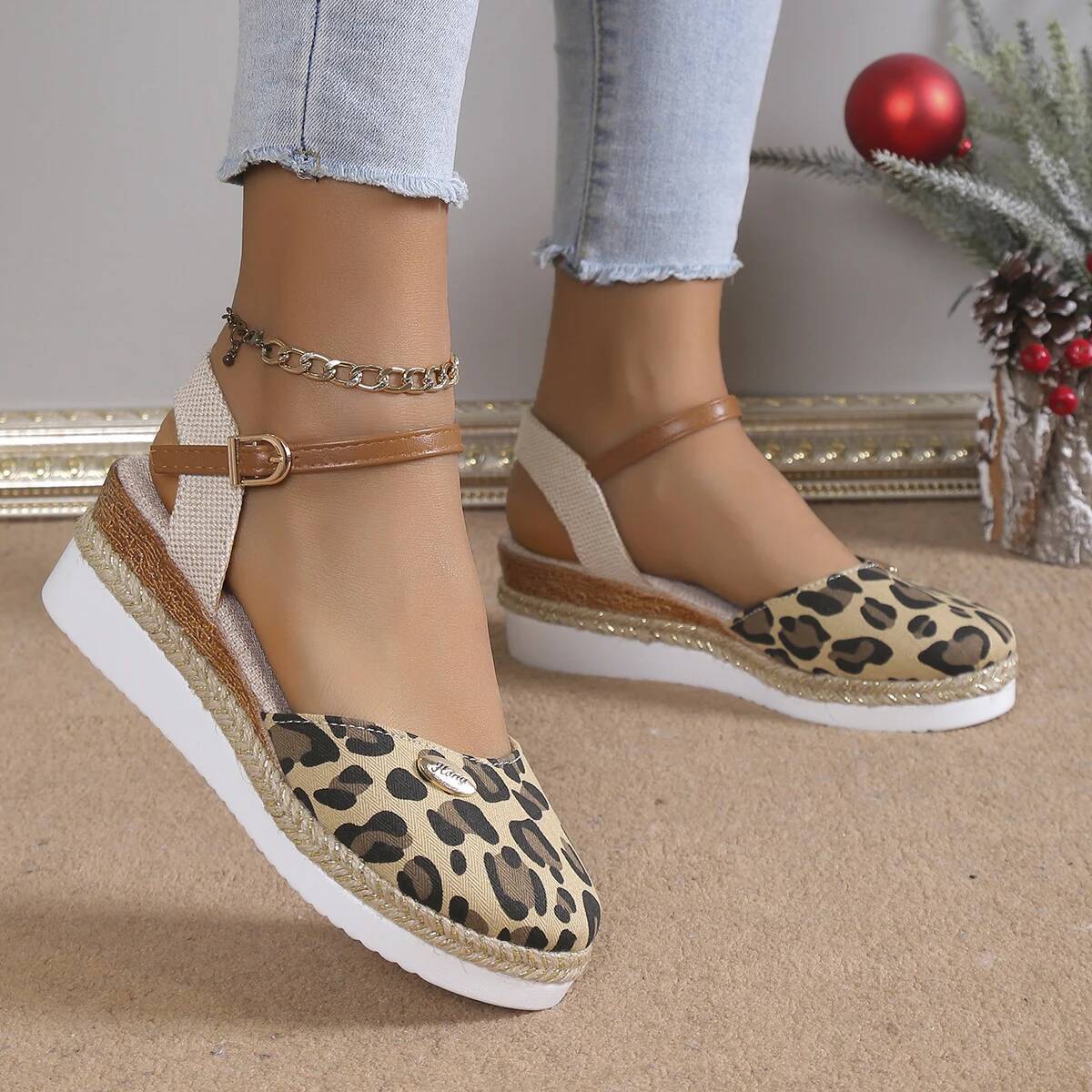 Wedge 2024 New Fashion Summer for Women Designer Shoes Platform Sandals Woman Heels Plus Sandalias Mujer ddmynov