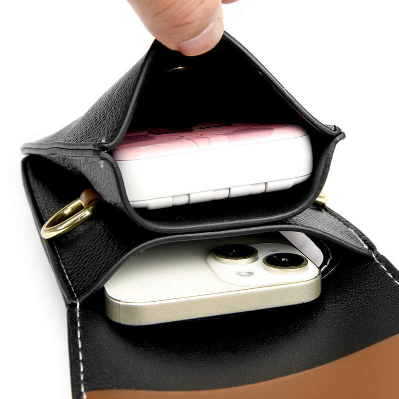 DHpet_wholesale Vertical Phone Crossbody Bag - Slim PU Shoulder Purse for Women, Touchscreen Compatible Mini Bag (6 Colors)