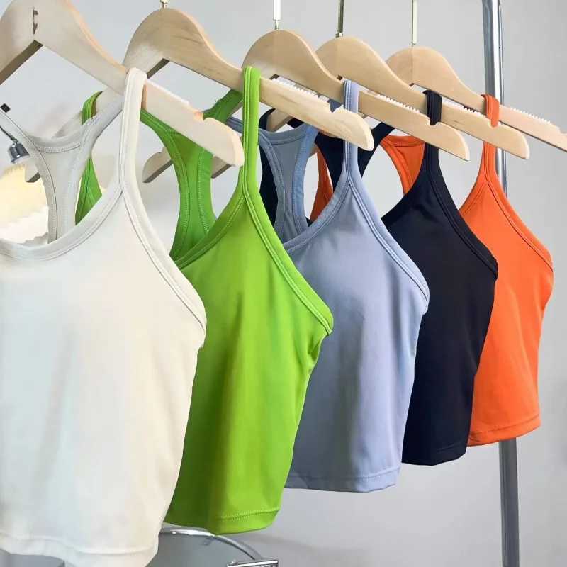 2024 New Women Sports Bra Beauty Back Underwear Pilates Training Bra Running Underwear Fitness Camisole Vest Gym Top Female Z250812