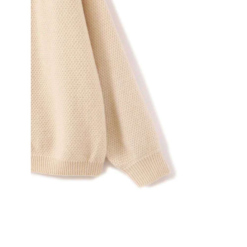 Casual Loose Comfortable Cardigan Women's 100% Merino Wool Knitted Sweater Autumn Winter Warm Soft Simple Elegant Clothing Tops 20250811