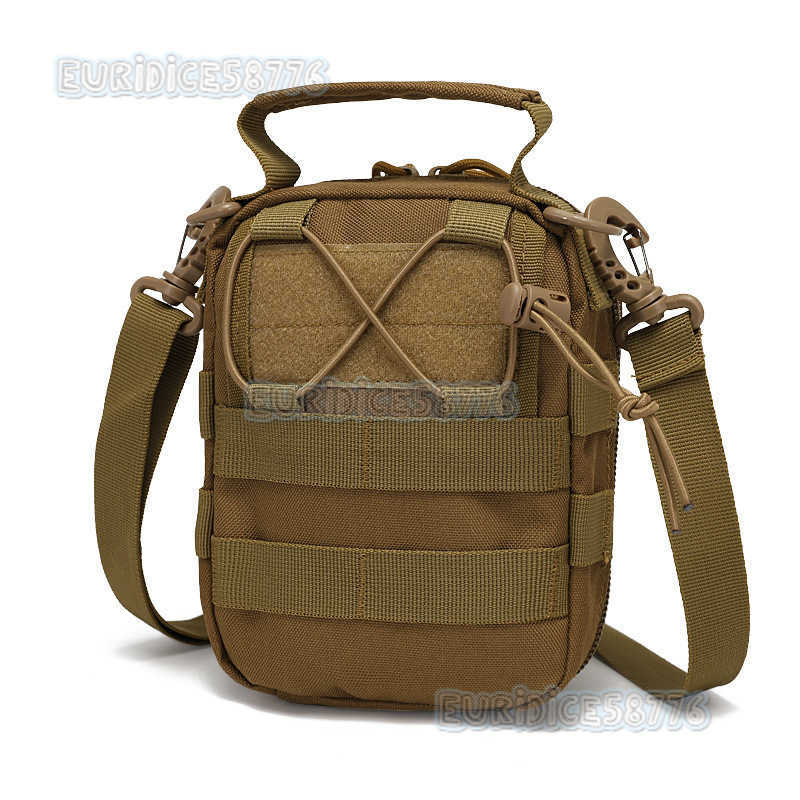 Outdoor Military Fan Camouflage Riding Mountaineering Light One Shoulder Messenger Bag Digital Storage Bag Waterproof One Shoulder Bag H250811