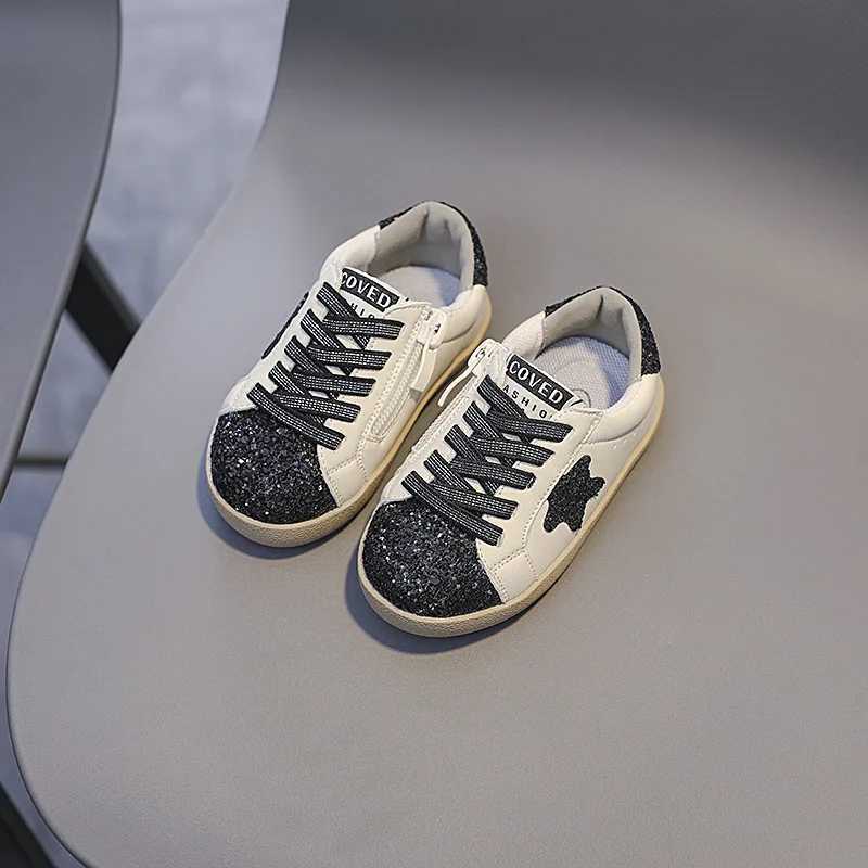 New Kids Fashion Design Walking Shoe Sneakers White Non-slip Casual Shoes Boys Girls Breathable Outdoor Board Shoes L250812
