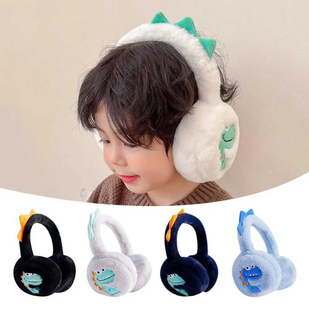 Plush Little Dinosaur Ear Warmer Cartoon Thickened Kids Earmuffs Collapsible Soft Ear Protection Earflap for Childrens Gifts XJ250812