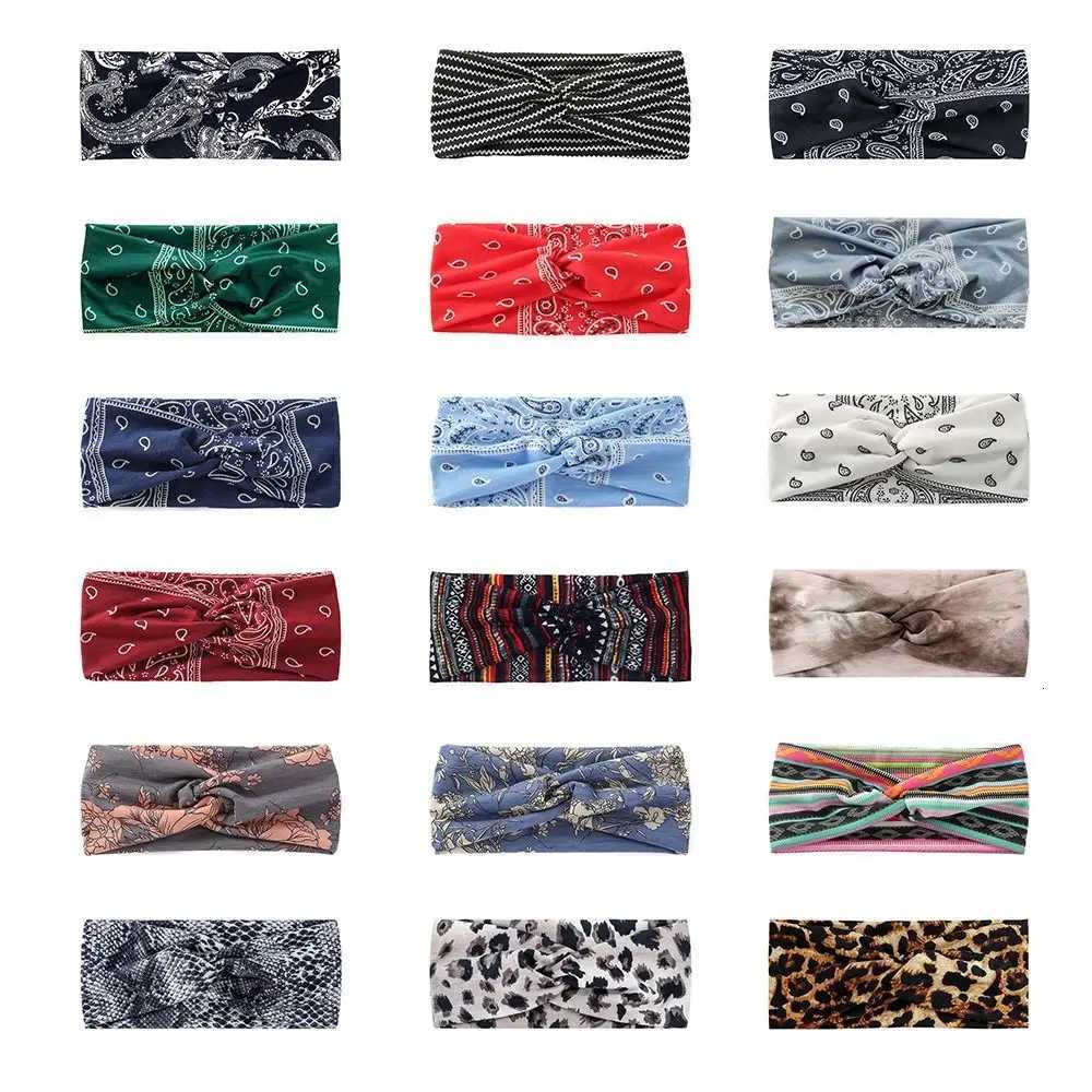 Soft Wens Stretchy Bands Non-Slip Absorbed Sweat Printed Hairbands Hair Accessories for Daily Life Yoga Workout X250812