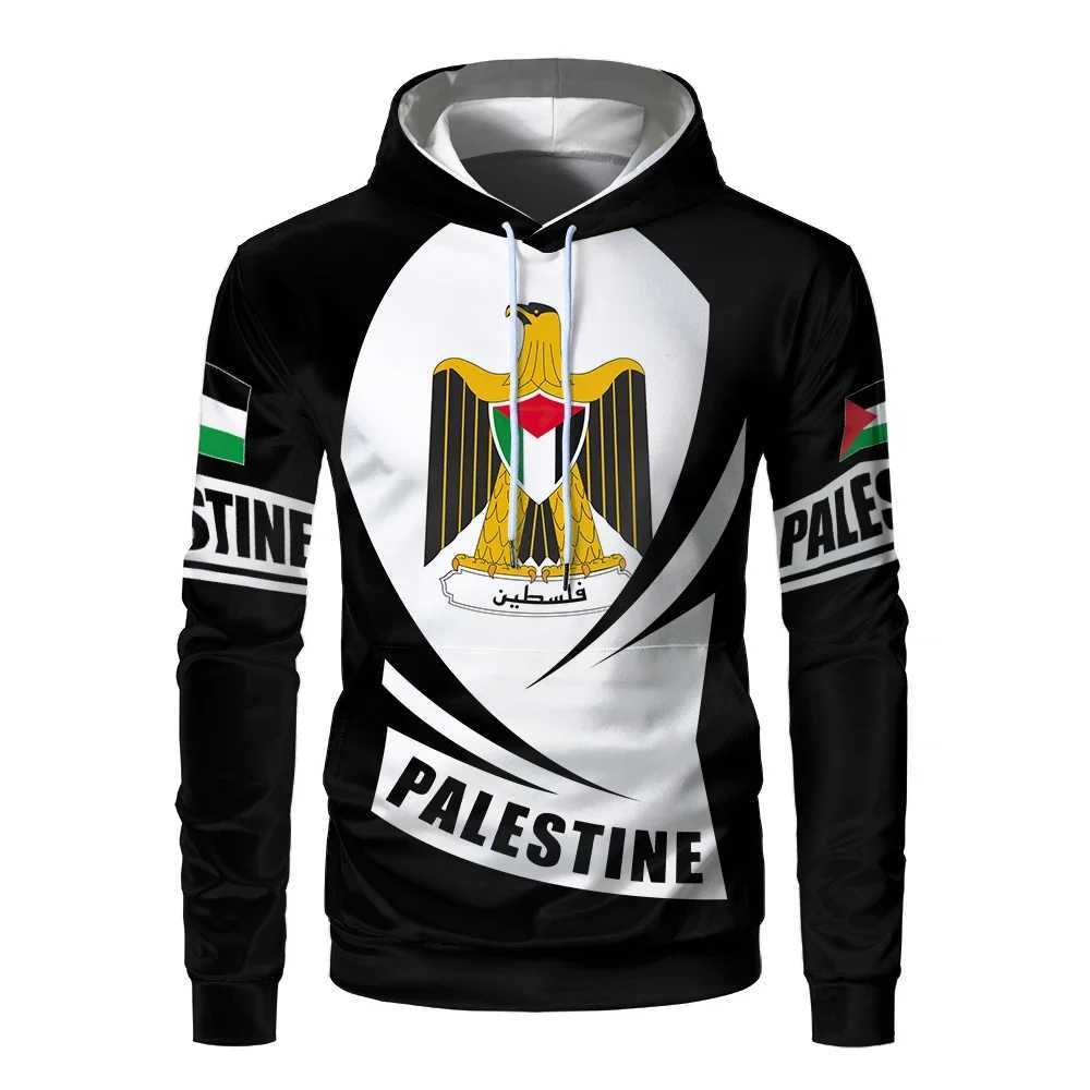 Palestine Flag 3D Print Men Women Hoodie Palestinian Emblem Graphic Sweatshirt Casual Oversized Harajuku Sport Pullover Y250811