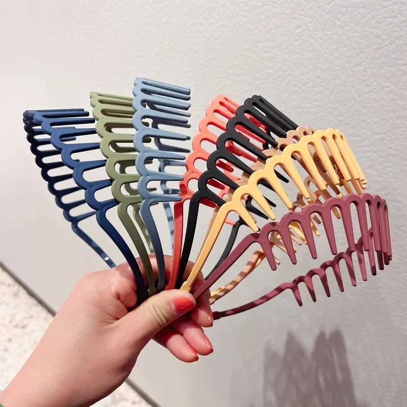 2024 Best Selling New Styles Fashion Wave Resin All-match Scrub Wavy Hair Band for Women Girl Hair Accessories X250812