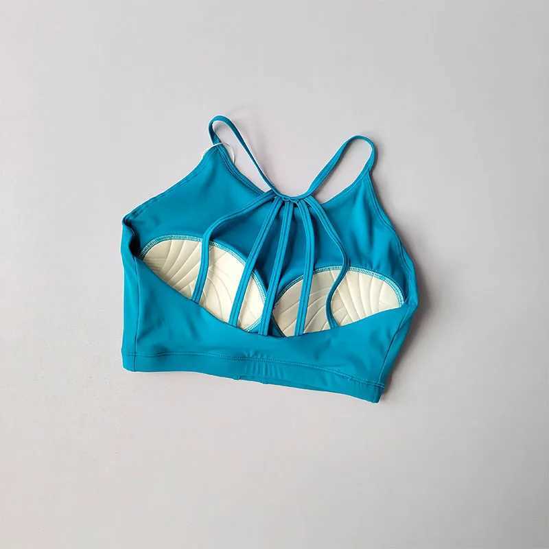 Womens Fixed Pad Sports Bra High-intensity Running Gathering Bra Quick Dry Fitness Vest Gym Bras for Women Sports Bra Z250812